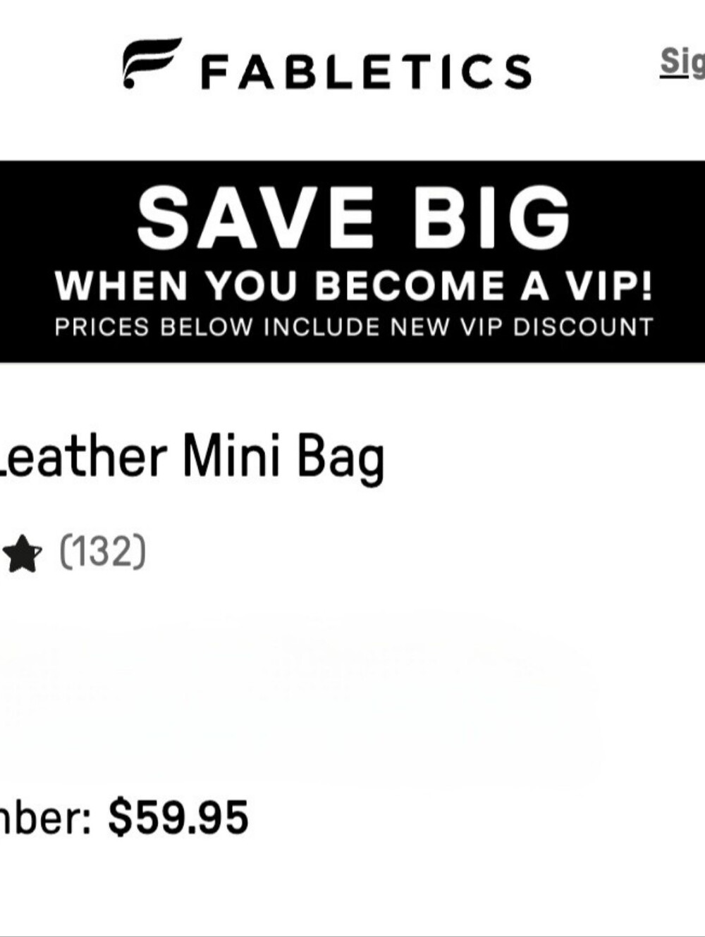 Fabletics Vegan Leather Mini Bag - Picture 15 of 16